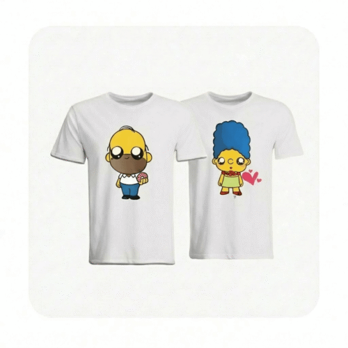 Camiseta Dúo Simpson