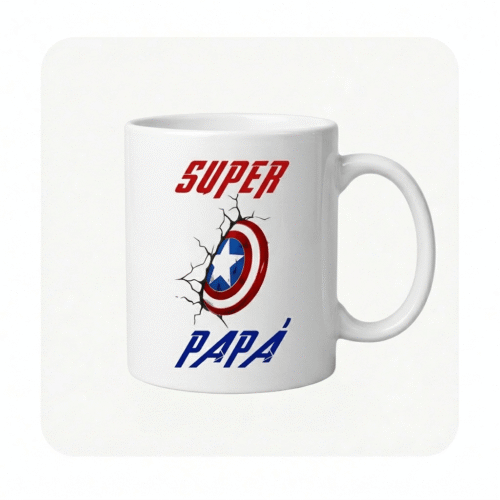 Taza Papá Héroe